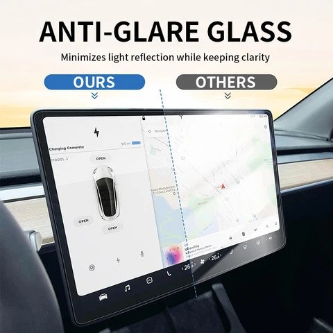 Anti-Glare Car Infotainment Screen Protector