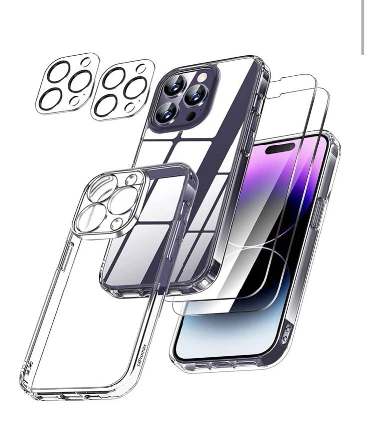Back Cover + Camera Lens Protector Combo